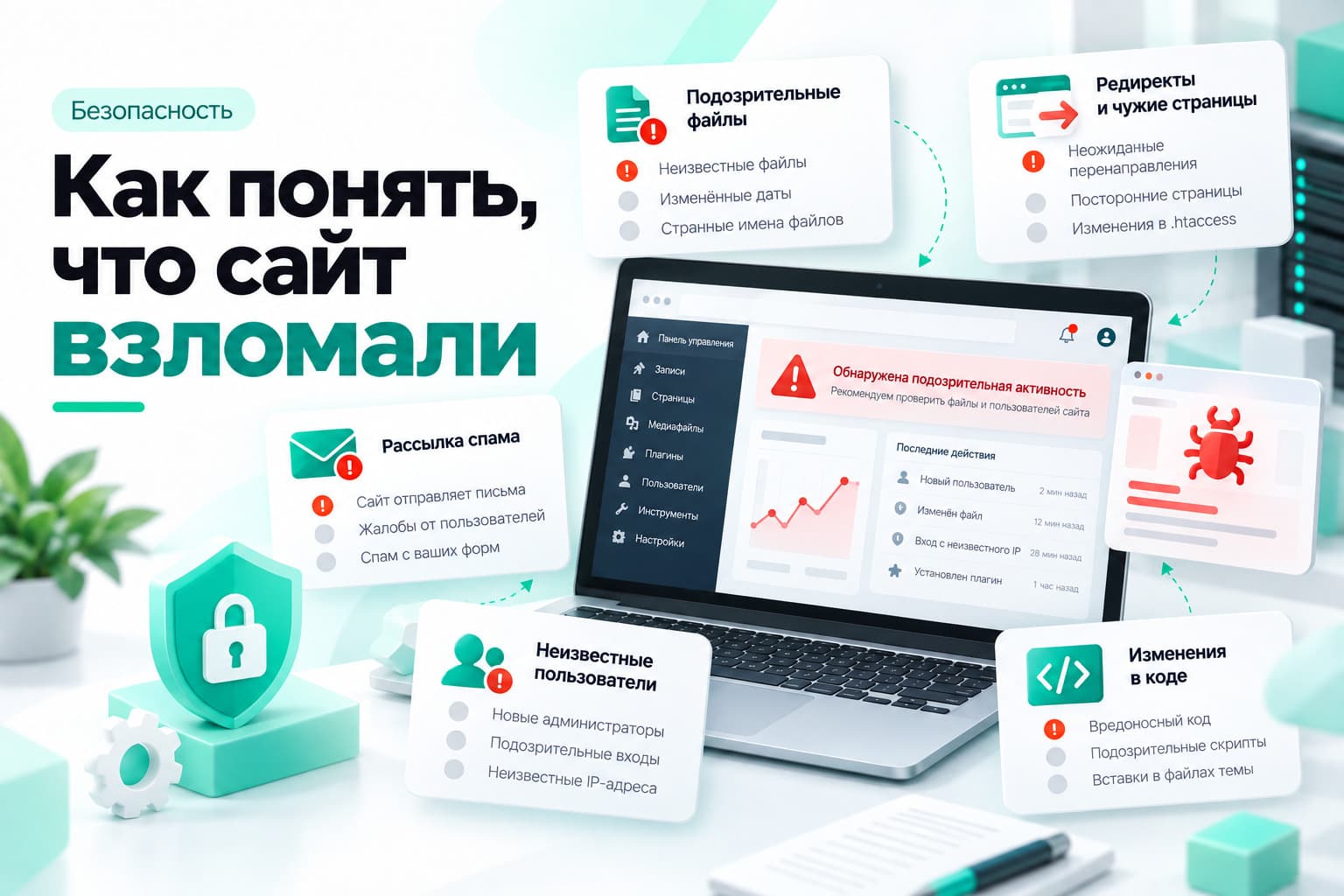 Как понять, что сайт взломали