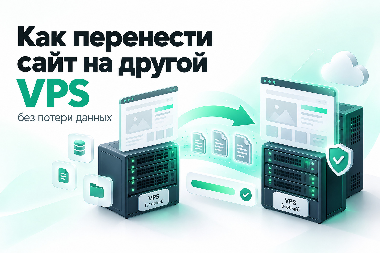 Как перенести сайт на другой VPS без потери данных