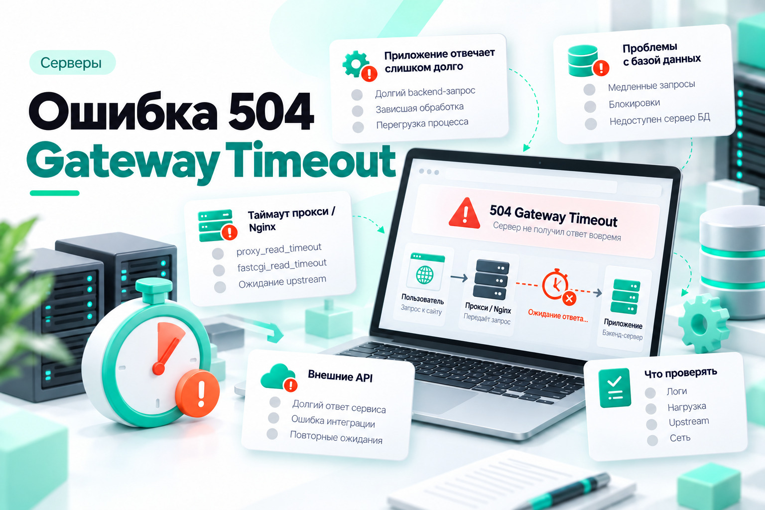 Ошибка 504 Gateway Timeout